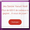 SAVOIE YAOURT - JEU DE NOEL (Facebook)