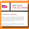 SNCF MA VILLE VUE DU TRAIN CONCOURS PHOTO