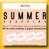 ALMA - JEU SUMMER SHOPPING (Carte fidélité)