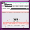 FILE DANS TA CHAMBRE - GRAND JEU ANNIVERSAIRE