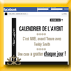 TEDDY SMITH JEU CALENDRIER DE L AVENT (Facebook)