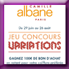 CAMILLE ALBANE - CONCOURS VARIATIONS (Facebook)