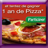 ICI PIZZA JEU GAGNEZ 1 AN DE PIZZA (Facebook)