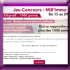 LE PARTENAIRE-FR JEU CONCOURS MILL'IMMO