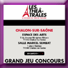 LES THEATRALES JEU CONCOURS