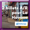 BUDGETAIR - GAGNEZ 2 A/R POUR LA HAVANE