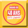 CHAUSPORT - JEU 40 ANS 100% GAGNANT