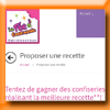 LA FEE GOURMANDE CONCOURS RECETTE