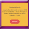 4 PIEDS - JEU LES JOURS JARDIN (Newsletter)