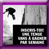 VANS JEU CONCOURS NEWSLETTER