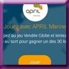 APRIL MARINE - JEU TAP TAP VENDEE GLOBE (Facebook)