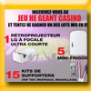 GEANT CASINO - JEU HE 2021 INSTANTS GAGNANTS