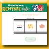 AUTOUR DE BEBE - JEU IG RENTREE STYLEE [58709]