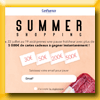 CONFLUENCE - JEU SUMMER SHOPPING (Carte fidlit)