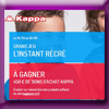 KAPPA JEU CONCOURS L'INSTANT RECRE [22462]