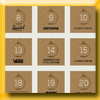 UNCLE JEANS JEU CALENDRIER DE L'AVENT [33640]