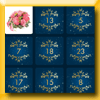 MONCEAU FLEURS JEU CALENDRIER DE NOEL (Facebook) [23977]