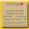 BIEN MANGER - JEU CALENDRIER DE L'AVENT 2023 [63730]