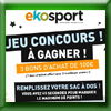 EKOSPORT - GAGNEZ DES BONS D'ACHATS