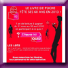 LIVRE DE POCHE CONCOURS QUIZ DES LIBRAIRES LIVRE DE POCHE CONCOURS QUIZ DES LIBRAIRES