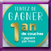 PAMPERS - GAGNEZ 1 AN DE COUCHES