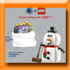 PETIT BATEAU CONCOURS BONHOMME DE NEIGE LEGO